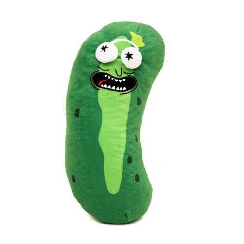 Buckle-Down Hundespielzeug, Comedy, Plüsch-Quietscher Rick and Morty Pickle Rick Greens, DTPT-RMYR von Buckle-Down