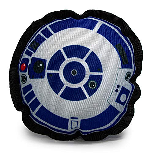 Buckle-Down Hundespielzeug, Star Wars, Ballistic Squeaker R2D2 Head Top View von Buckle-Down