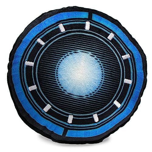 Buckle-Down Hundespielzeug Plüsch Iron Man Arc Reactor schwarz blau von Buckle-Down