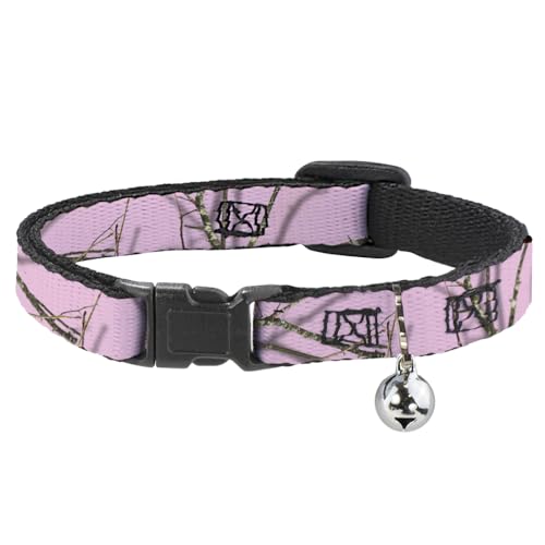 Buckle-Down Katzenhalsband, abreißbar, Mooseiche, Landhauswurzeln, Camouflage, 20,3 bis 30,5 cm, 1,3 cm breit von Buckle-Down