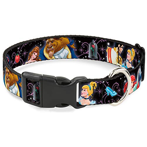 Buckle-Down Plastic Clip Collar - Disney Princesses & Prince's Dancing - 1" Wide - Fits 15-26" Neck - Large von Buckle-Down