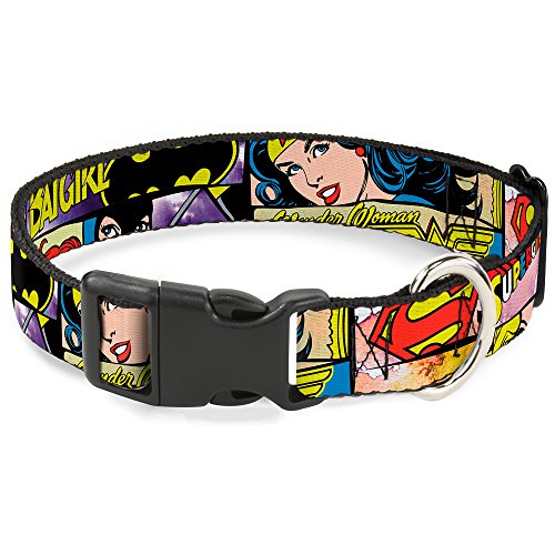 Buckle Down Superheroines Wonder Woman/Supergirl///Batgirl Kunststoff Clip Halsband Buckle Down Superheroines Wonder Woman/Supergirl///Batgirl Kunststoff Clip Halsband von Buckle-Down