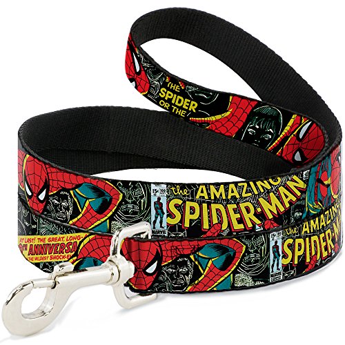 Buckle Down "The Amazing Spider Man 100. Jahrestag Cover Hund Leine, 6 ' von Buckle-Down