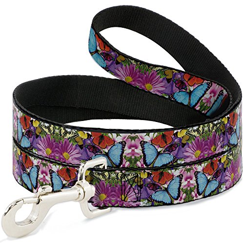 Buckle Down "Vivid Butterfly Garden Pet Leine, 6 'x 2,5 cm von Buckle-Down