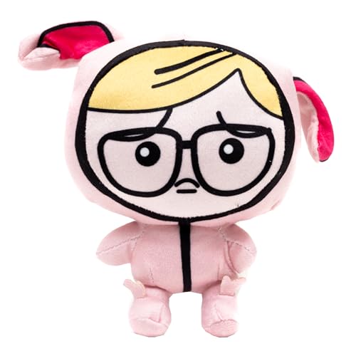 Buckle-Down Warner Bros. Quietschendes Plüsch-Hundespielzeug für große, mittelgroße und kleine Hunde, Christmas Story Ralphie Pink Bunny Pyjama-Pose, 8,9 x 15,2 cm von Buckle-Down