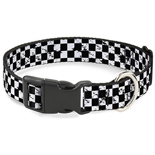 Buckle-Down bac-w30318-ns Breakaway Katzenhalsband, 1/5,1 cm breit – passt 15,2–22,9 cm Nacken – Kleine, kariert von Buckle-Down