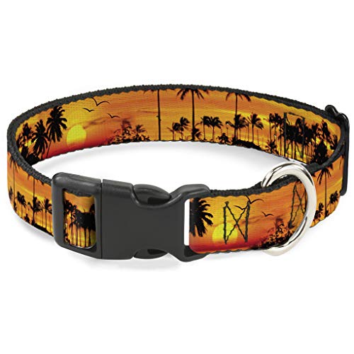 Buckle-Down bac-w30761-ns Breakaway Katzenhalsband, 1/5,1 cm breit – passt 15,2–22,9 cm Nacken – Kleine, Sunset von Buckle-Down