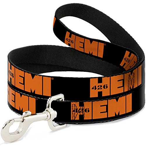 Buckle-down, 4 x 3 cm, 426-Hemi, Schwarz/Orange von Buckle-Down