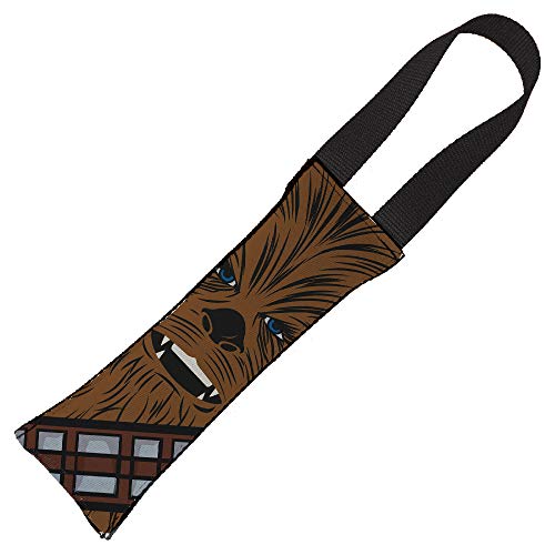 Buckle-Down Hundespielzeug Star Wars Chewbacca Face Close Up braun von Buckle-Down