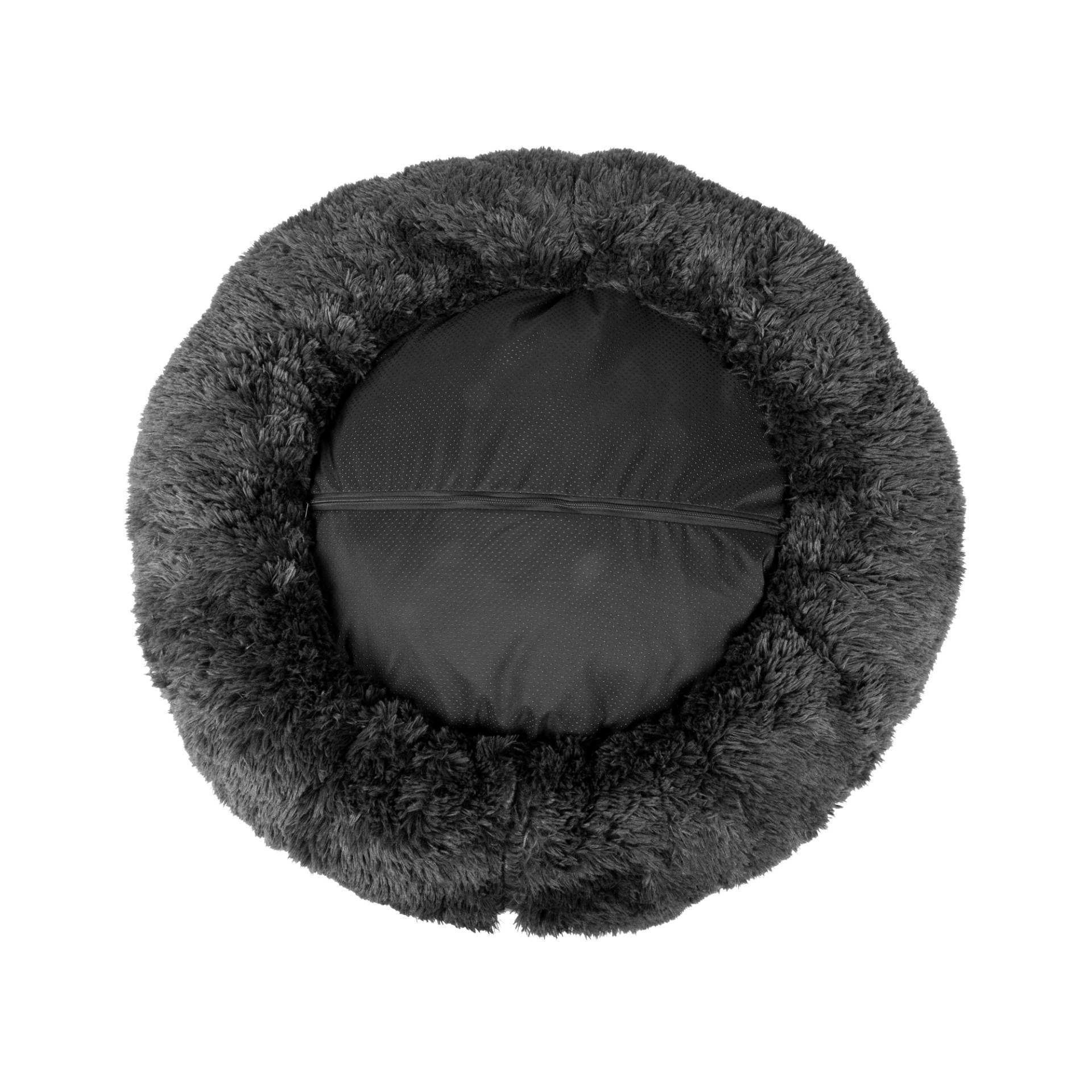 Buckz Donut Hundebett - Schwarz - 60 cm von Buckz