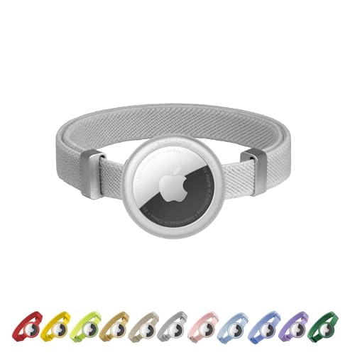 BuddyArmor Airtag-Halterungs-Set, Katzenzubehör, Größe S (Glacier Silver) von BuddyArmor