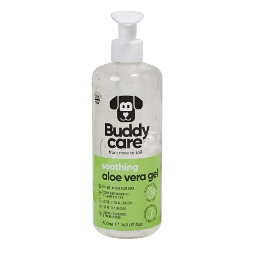 Buddycare Beruhigendes Aloe Vera Gel für Hunde (500 ml) von Buddycare