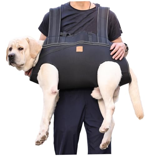 Schlinge für Hunde Hinterbeine | Hunde -Rucksackgurt für große Hunde Ganzkörper Hundekabelbaum mit Griff sicher und robust Easy Walk Hundekabelbaum für schwache Hinterbeine, hilft älteren, verletzten von Budstfee