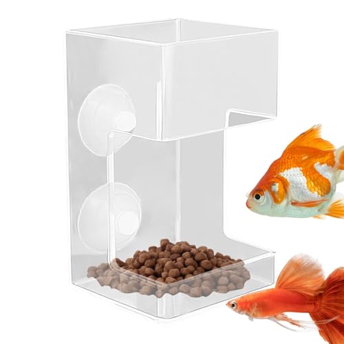 2 Stück Garnelenfutterschale Mit Saugnapf, Fischfutterspender Klare Aquarium Fischbecken Futterschale, Fischfutterschale Für Süß- Und Salzwasserbecken von Buerfu