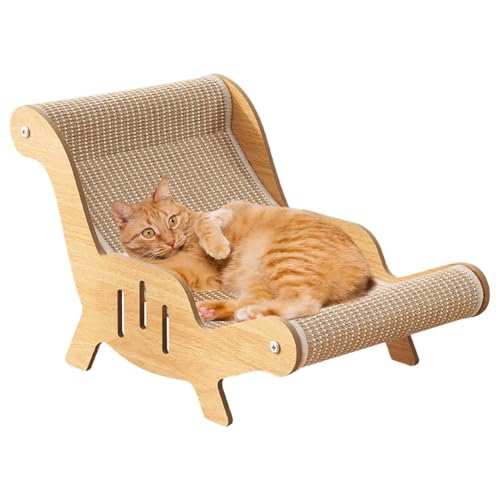 Buerfu Crock Lounge KATTEL Bed, CAT LOUNCER Crocker | Stuhlform Kratzer Couch,Cat Sisal Scratch Pad, Möbelschützer von Kratzern Haustiere Sportspielzeug für Innenkätzchen Erwachsene von Buerfu