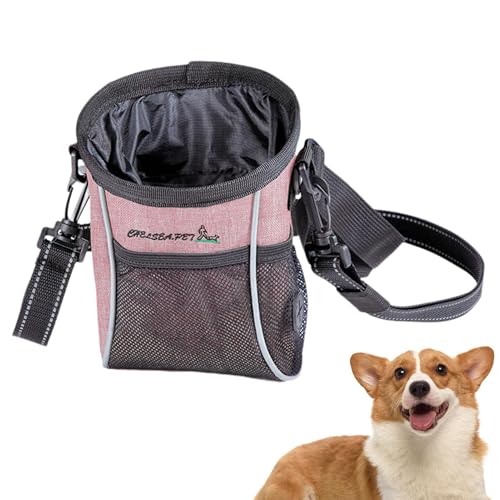 Buerfu Gürteltasche für Hundetraining, Snacktasche für Hundetraining,Oxford-Taillen-Gürteltasche für Hundetraining | Tragbare Hundeauslauftasche mit verstellbarem Gürtel für Tierfutter, Tierspielzeug, von Buerfu