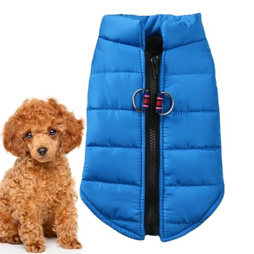 Buerfu Hundemäntel für kaltes Wetter, Winterjacke für Hunde - Warmer Hunde-Hoodie - Winddichter, bequemer, wasserabweisender, mit Reißverschluss isolierter Hundemantel für kaltes Winterwetter bei von Buerfu