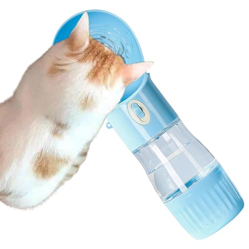 Buerfu Hundewasserflasche, tragbare Hundewasserflasche,Reise-Wassertrinkflasche für Hunde | Hundewasserflaschenspender, Hundenapf-Wasserflasche, Haustier-Reisewasserflasche für Outdoor-Aktivitäten, von Buerfu