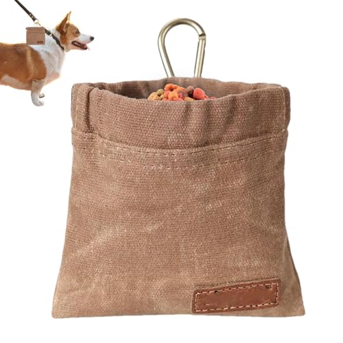 Buerfu Leckerlibeutel für das Haustiertraining, Hundeauslauftasche | Snackbeutel für das Welpentraining | Snack-Haustiertasche, Leckerli-Beutel für Hunde mit Karabiner zum Wandern oder für von Buerfu