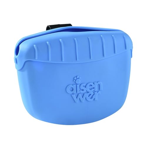 Buerfu Leckerlibeutel für das Haustiertraining, Leckerlibeutel für Hunde,Pet Treat Pouch Trainingstasche - Hundeleckerli-Trainingstasche, Lauftasche, Snack-Tragetasche mit Gürtelclip für Hundetraining von Buerfu