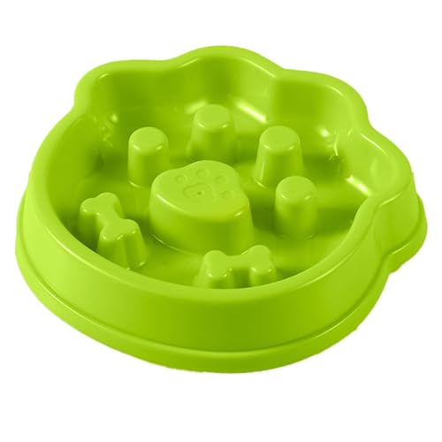 Buerfu Slow Feeder Bowl | Puzzle Bowl Slow Feeder Futternapf – Interaktive Hundenäpfe mit rutschfester Unterseite, lustiger langsamer Futternapf Haustierzubehör von Buerfu