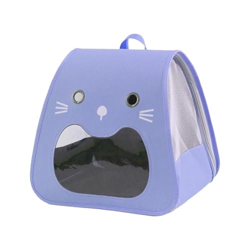 Buerfu Transportbox für Hunde, Tragetasche für Haustiere, Tragetasche für Haustiere, Reisetasche, Smile Faltbare Transporttasche für Katzen, Reisetasche für kleine und mittelgroße Hunde und Katzen von Buerfu