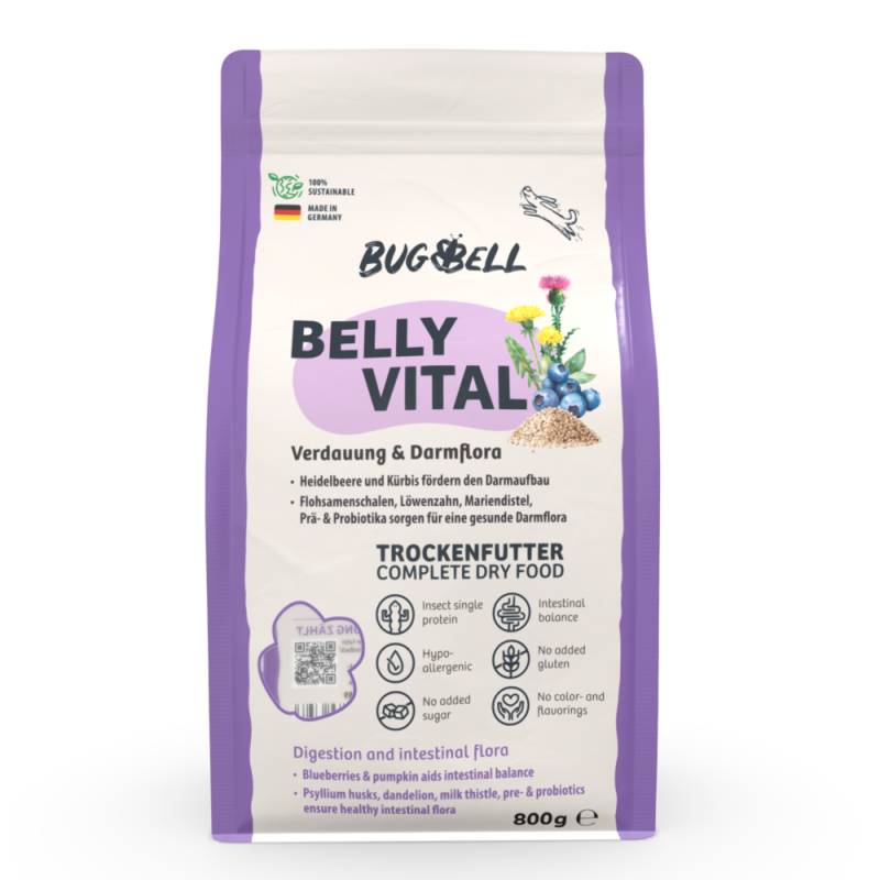 BugBell Belly Vital Verdauung & Darmflora - 800 g von BugBell