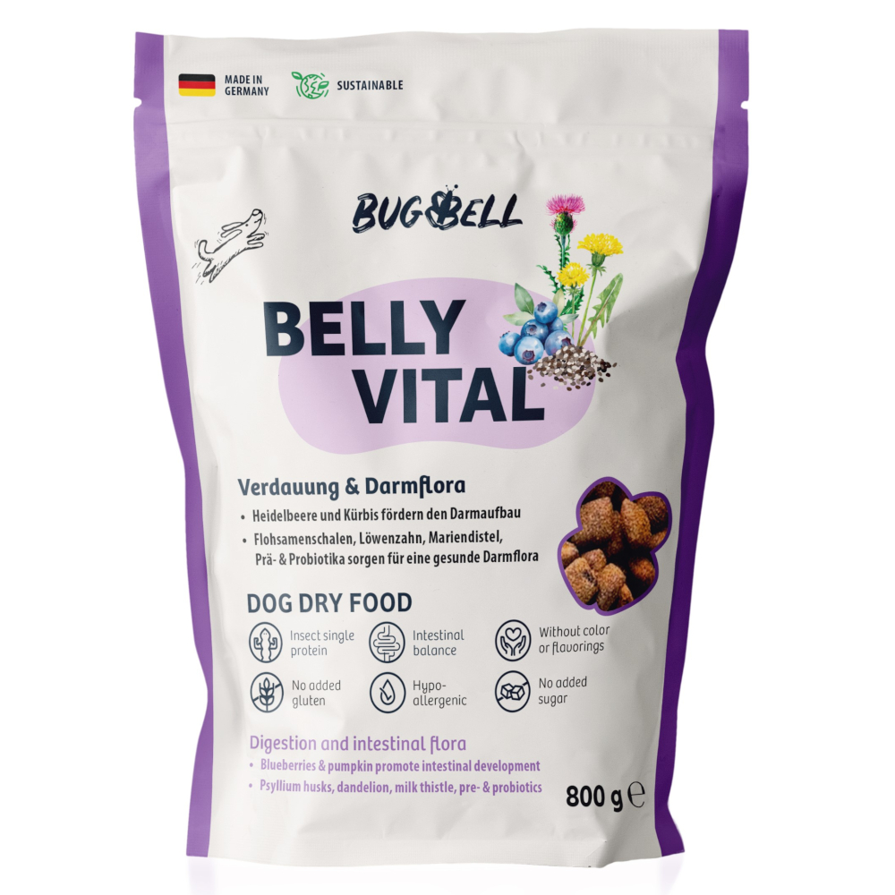 BugBell Belly Vital Verdauung & Darmflora - Sparpaket: 12 x 800 g BugBell Belly Vital Verdauung & Darmflora - Sparpaket: 12 x 800 g von BugBell