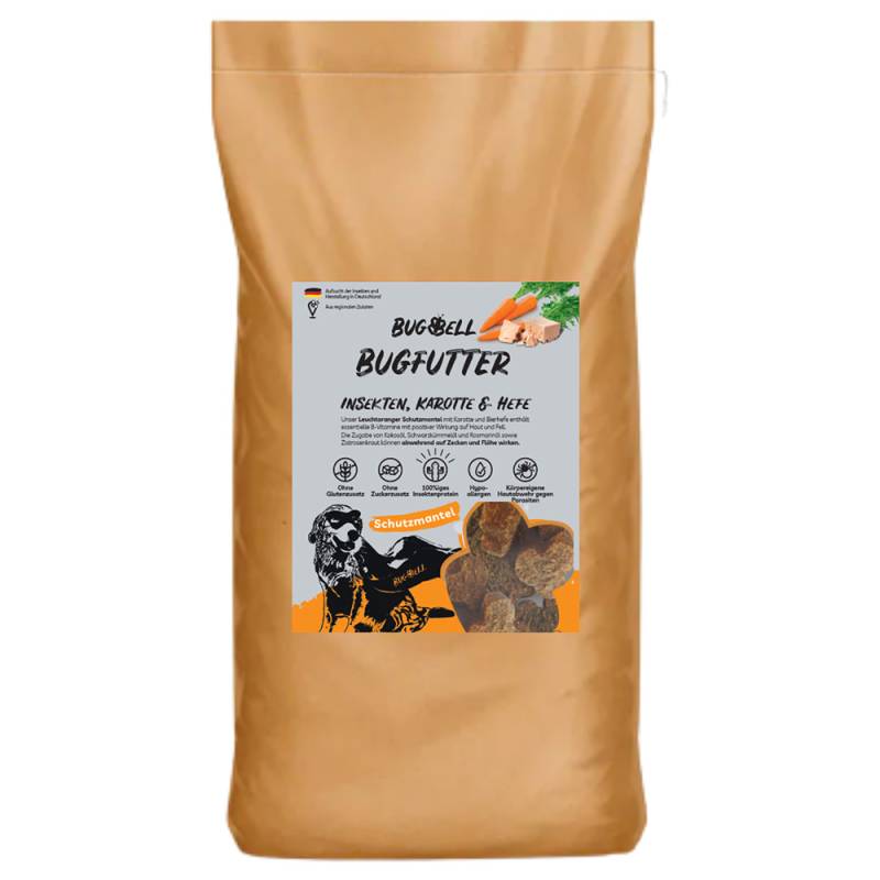 BugBell BugFutter Insekten, Karotte & Hefe - Sparpaket: 2 x 7 kg von BugBell