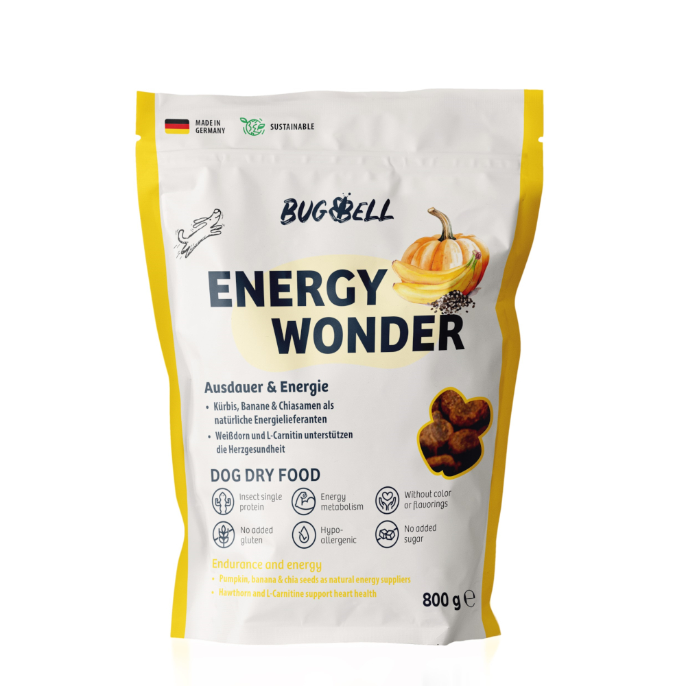 BugBell Trockenfutter Energy Wonder - 800 g von BugBell