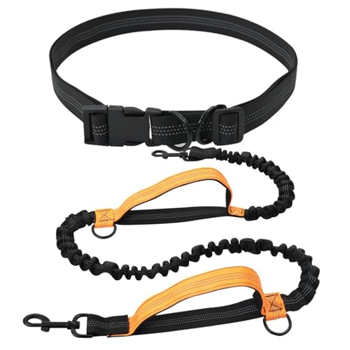 Buhjnmik Gürtel-Seil für Hunde, freihändiges Seil für Hunde | Einziehbares Seil für Hunde,Taillenseil für Hundespaziergänge, reflektierendes Taillengürtel-Trainingsseil für Hunde von Buhjnmik