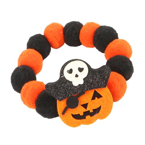 Buhjnmik Halloween Hundehalsband,Halloween Haustierhalsband | Süßes Haustierhalsband,Verstellbares Halloween-Halsband für Haustiere, Halloween-Katzen- und Hundehalsband für von Buhjnmik