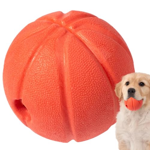 Buhjnmik Leckerli-Spender für Hundespielzeug, Leckerli-Ball für Hunde, Unzerstörbares Hundespielzeug, Leckerli-Spender-Puzzlespielzeug, Quietschspielzeug für Hunde, Leckerli-Spenderspielzeug, von Buhjnmik