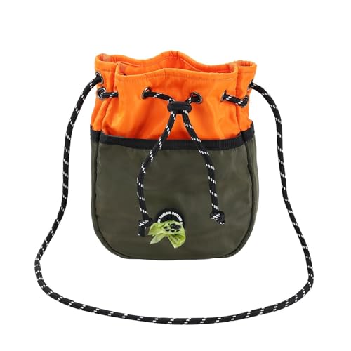 Buhygn Hunde-Leckerli-Beutel, tragbare Hundetasche, Trainings-Hundetasche, Bequeme Passform, einfacher Zugang, 21 x 15 x 4 cm, Armeegrün, Lila für das Hundetraining von Buhygn