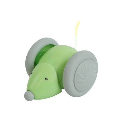 Buhygn Katzenspielzeug, interaktives Katzenspielzeug, elektronisches Mo-Use-Spielzeug, mit Smart-Touch-Aktivierung, geistige und körperliche Stimulation, 6,5 x 4 cm, für Indoor-Übungen, Necken Buhygn Katzenspielzeug, interaktives Katzenspielzeug, elektronisches Mo-Use-Spielzeug, mit Smart-Touch-Aktivierung, geistige und körperliche Stimulation, 6,5 x 4 cm, für Indoor-Übungen, Necken von Buhygn