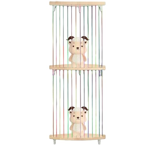 Buhygn Stofftier Zoo Stofftier Aufbewahrung Stofftiere Aufbewahrung Spielzeug Stofftier Halter Stofftierregal Verstellbares Aufbewahrungswerkzeug für Kinderzimmer, Spielzimmer, Schlafzimmer, von Buhygn