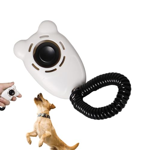 Pet Training Clicker, Cat Coaching Tool, Dog Training Clicker, Handliches Armband, Stimuliert schnelleres Lernen, Blau, für Hunde, Katzen, Vögel und von Buhygn