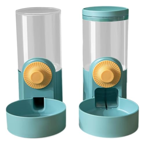 Automatic Water Dispenser | Cage Food Water | Pet Rabbit Feeder | 1000ml Large Capacity Bunny Feeder, Pet Cage Food Water Bowl for Bunny Puppy Cat Ferrets Guinea Pigs von Buhyujkm