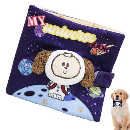 Buhyujkm Dog Squeaky Toys, Interactive Puppy Puzzle Book, Durabled & Indestructible Design, 20x20x4cm, Engaging Squeaker for Chewing & Playing, Ideal for Indoor Pet Entertainment von Buhyujkm