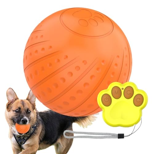 Buhyujkm Interactive Dog Ball Toy, Electronic Smart Animal Toy, Rechargeable Battery-Powered Puppy, Fun Exercise, & Training, Engaging Pet Dogs, and Stimulating for Active Pets von Buhyujkm