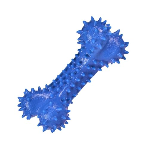 Buhyujkm Spiky Bone Chew Toy, Spiky Bone Dog Tething Toys Rubber, Soft Dog Toy, Tething Pet Toys, Natural Puppy Toys for Dog Puppy Playtime von Buhyujkm