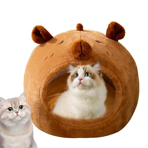 Cat Cave Bed, Cozy Puppy Sleeping Bed, Indoor Cat House, Winter Warm Pet Bed, Capybara Design Pet Bed, Small Cat Cave, Plush Cat Sleeping Bag, Indoor Pet Hideaway, Comfortable Pet Cave von Buhyujkm