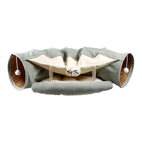 Cat Tunnel Bed | Cat Tunnel Bed for Indoor Cats, Cat Bed with Tunnel, Multi-Functional Cat Play and Sleep Tunnel,Cat Exercise and Sleep Tube, Cat Activity Tube and Bed for Deep Sleep Exercise von Buhyujkm