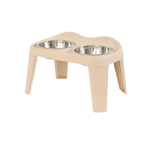 Dog Feeder, Food Water Feeder, Folding Dog Feeder, No-Spill Water Feeder, Elevated Dog Feeder with Double Food and Water Bowls, Folding and Anti-Slip Design for Pets von Buhyujkm