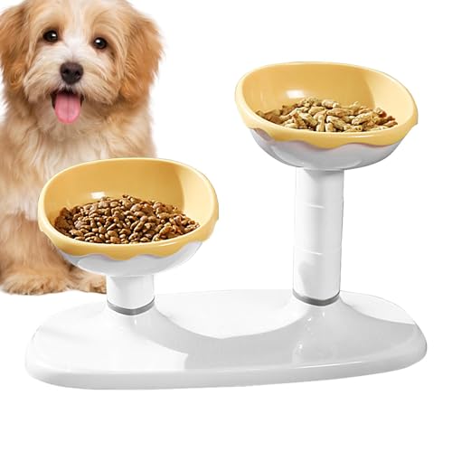 Food and Water Bowls, Adjustable Pet Bowls, Elevated Pet Bowls, Adjustable Cat Feeders, Large Pet Food Bowls, Pet Water Bowls, Elevated Dog Bowls, Height Adjustable for Pet Feeders von Buhyujkm