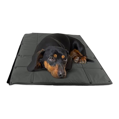 Hundebett, Auto-Sitzkissen, 48 x 38 x 17 cm, tragbare Camping-Hundematratze, faltbar, wasserdicht, Haustier-Autokissen, entzückende Haustiere, Reisen, Outdoor-Welpenunterlage für Picknick von Buhyujkm