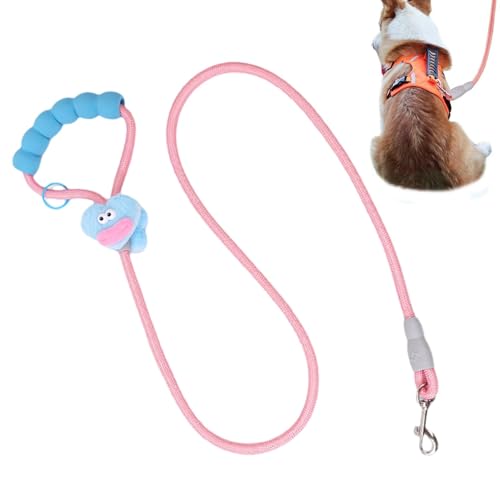 Hundeleine, bunte Hundeleine, ergonomischer Hundegriff, Haustier mit Dekoration, Hundeleine für Welpen, Katze und Halsband, Hundeleine, stilvolles Haustierbedarf, Hund, lustiges Hundezubehör von Buhyujkm