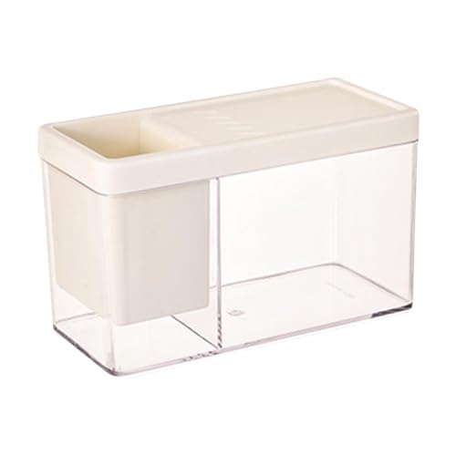 Kleines Aquarium, transparentes Aquarium, kleine Aquarien, Stifthalter für kleine Haustiere wie Garnelen, Betta oder Krabben, perfekt für kleine Wasserlebewesen auf dem Schreibtisch von Buhyujkm