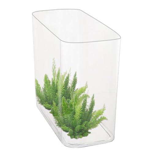 Kleines Betta-Aquarium, Desktop-Fischtank, Miniatur-Aquarium, Betta-Fischtank, kompaktes Aquarium, dekoratives Aquarium, Landschaftsschildkrötenbecken, Desktop für Aquarium von Buhyujkm