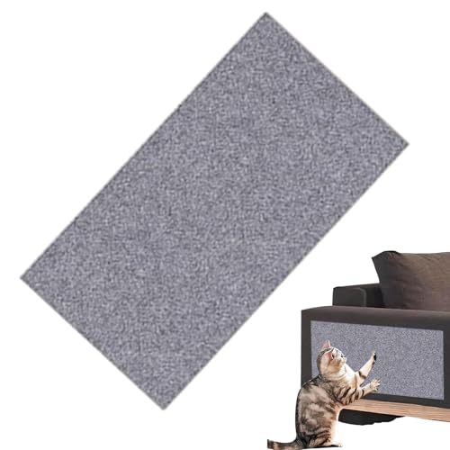 Kratzmatte für Katzen, selbstklebend, zuschneidbar, Nagelfeile, klebrige Möbelschutzunterlage für Wand, Couch, 60 x 100 cm, 280 g, Polyester-Material von Buhyujkm